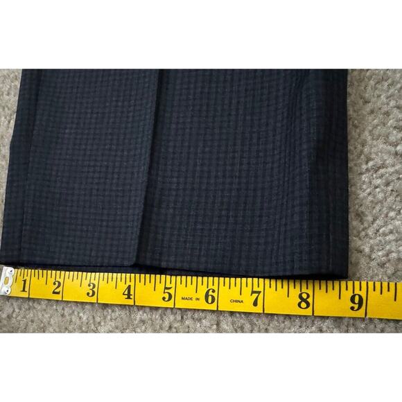 Britches Made In Italy Mens Size 40 R Worsted Wool Dress Black Gray - Picture 8 of 9